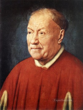 ニッコロ・アルベルガティ枢機卿の肖像 ルネサンス ヤン・ファン・エイク Oil Paintings